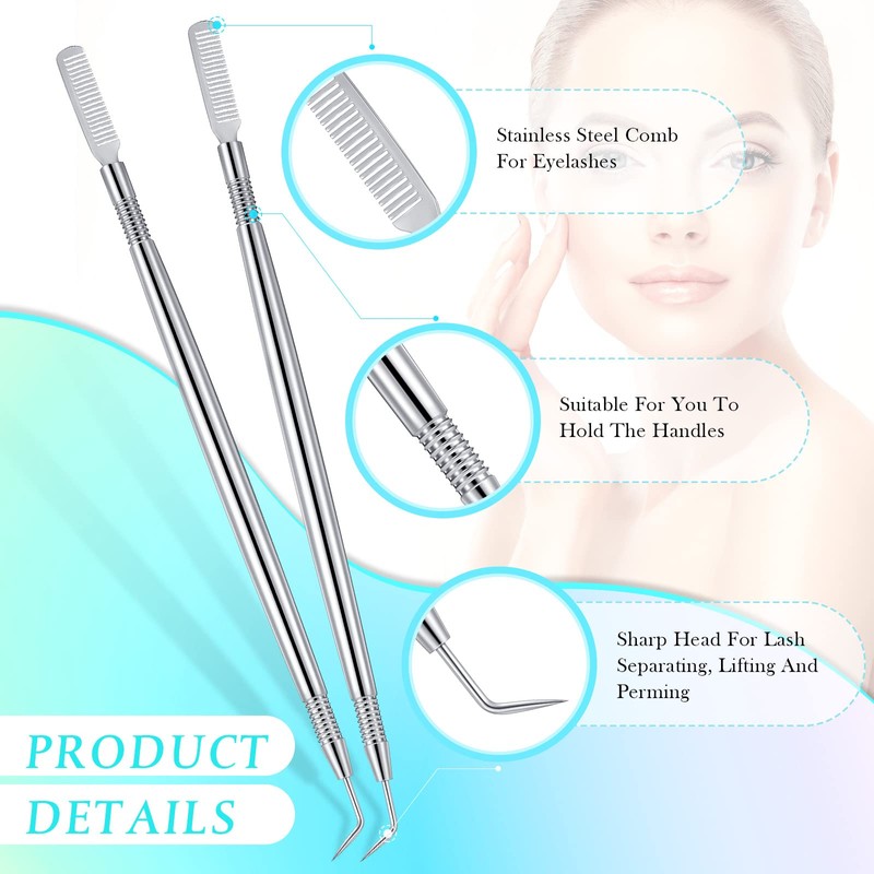 Chumia 2 Pieces 2 in 1 Lash Lift Tool Eyelash