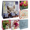 PaulStore 2025 Desk Top Calendar Month to View Flip Over