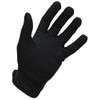 Black Cotton Gloves - Slip Resistant (12 Pairs) (Large)