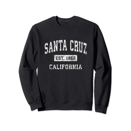 Santa Cruz California CA Vintage Established Sports Design Sweatshirt