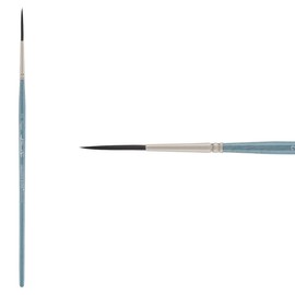 Creative Mark Mimik Synthetic Squirrel Hair Watercolor Brushes - Animal-Friendly, Synthetic Hair Brushes for Painting & Crafts - Rigger # 1-2 Pack