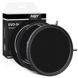 H&Y 72mm Variable ND Filter Lens Filter Variable ND3-1000 Neutral Density Filter VND Filter and CPL Filter Screw In and Magnetic Lens Filter 2 In 1 with Magnetic Adapter Ring, EVO Series