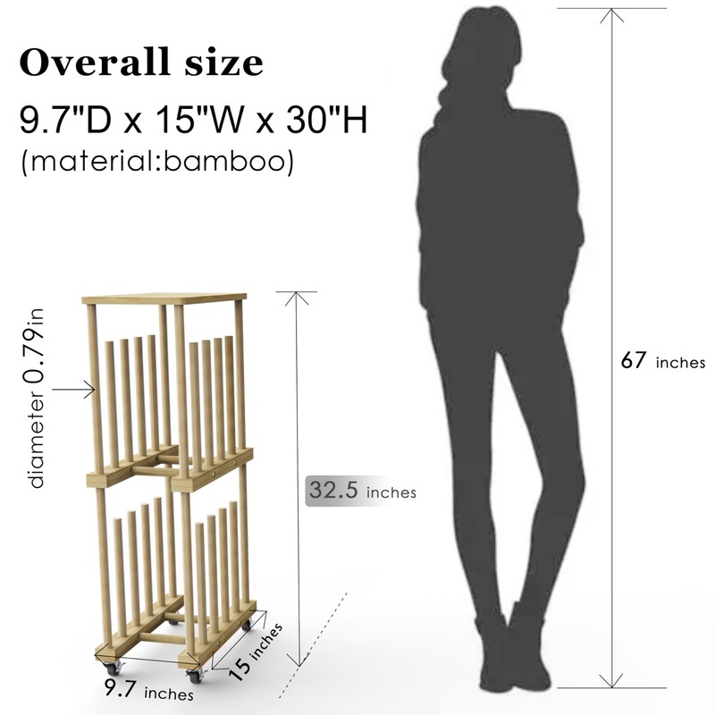 UNZERO Art Storage Rack, Art Canvas Storage, Art Drying Rack,