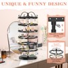 iDavosic.ly 6 Tier Metal Rotating Earring Holder Organizer, 264 Holes