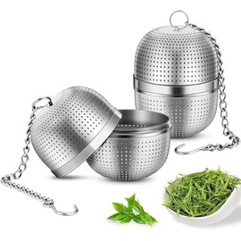 Colador De Especias, 2 Pcs bola de té de malla de acero inoxidable | 4.5cm, Infusores de Té, Bolas de condimento de acero inoxidable, Filtro de té de 