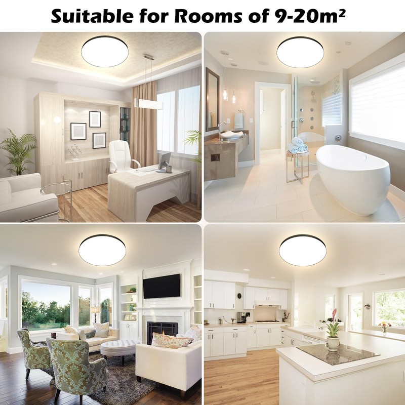 Ceiling Light LED Ceiling Light Diameter 28 cm 24 W,