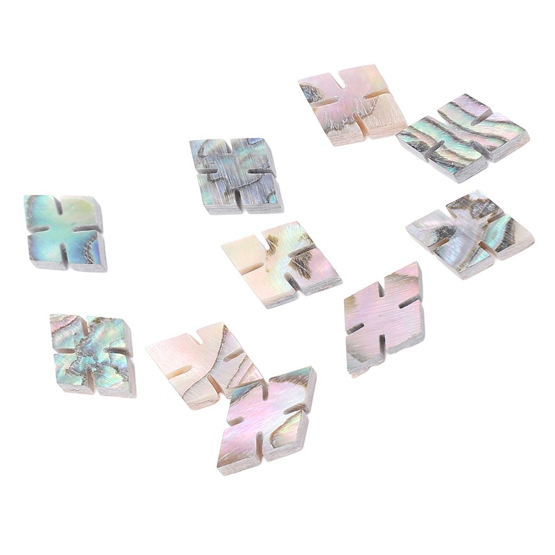 10 Pcs Guitar Fingerboard Inlay Abalone Shell Exquisite Beautiful Fretboard