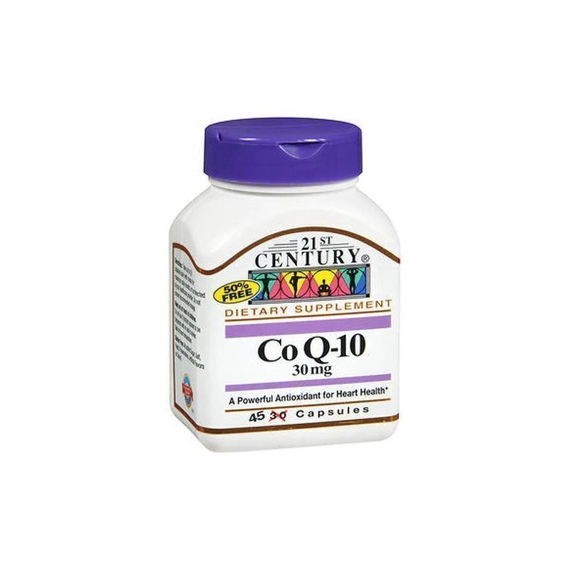 Co Q10 30 mg 30 Caps By 21st Century