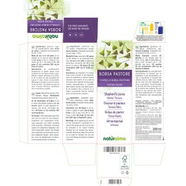 Shepherd's Bag (Capsella bursa-pastoris) Herb Alcohol-Free Mother Tincture Naturalma Liquid Extract Drops 200 ml Dietary Supplement Vegan