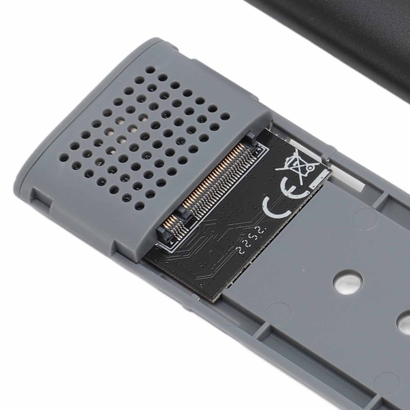 M.2 SATA Hard Drive Enclosure 5Gbps High Speed Tool Free