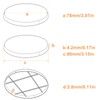 10 pcs 80mm Base Round Model Base Can be used