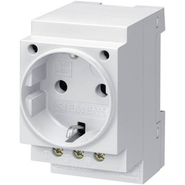 Siemens 5TE6800 SCHUKO Socket 16A According to DIN VDE 0620 for Install. in DISTRIB. Boards, White
