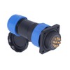 IP68 Waterproof Power Connector Male Female Square 4 Hole Aviation