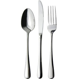 Nagao TOWA Dinner Cutlery Set, 3 Pieces, 18-8 Stainless Steel, Bag Only Made in Japan