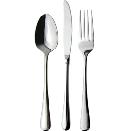 Nagao TOWA Dinner Cutlery Set, 3 Pieces, 18-8 Stainless Steel, Bag Only Made in Japan