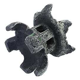 Kisangel 1pc Chinese Style Pavilion Aquarium Ornament Decorative Fish Tank Accessory Realistic Micro Landscape Decor for Aquarium Present for Fish Enthusiasts