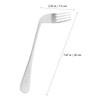 LALAFINA Adaptive Utensils Set Angled Fork and Spoon Stainless Steel