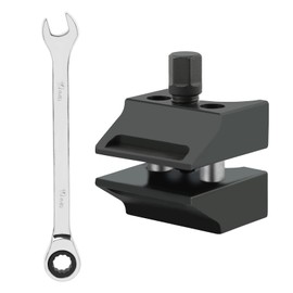 NINEFOX Strut Spreader Tool, Universal Knuckle Spreader Tool with Wrench, Steel Suspensions Strut Split Hub Steering Knuckle Spreader, for Most Automotive Vehicle Brand and Model