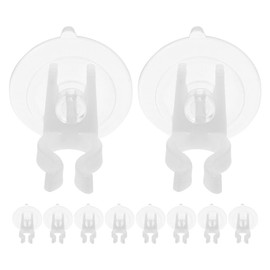 STOBAZA Led Candle Light Accessory Wall Hook with Transparent Suction Cups and Long Rod for Secure Mounting of Electronic Candle Lamps in Home Decor