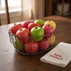 Mtbricey 10 Pcs Foam Artificial Apples 5.4cm Red Green Fake
