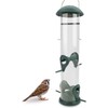 Wildlife Friend, 30 cm Grain Bird Feeder, Green, with 4