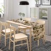Houselerax Coffee Theme Table Runner，Coffee Time Country Rustic Farmhouse Kitchen
