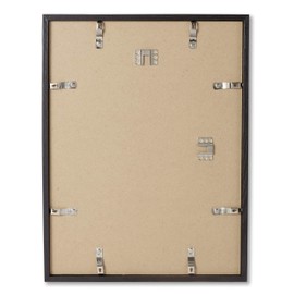 Opposite Wall - 11x17 in - Dark Solid Oak Wood Picture Frame - Lightweight, Versatile & Shatterproof - Wall Hanging Poster or Photo Frame - Wall Decor for Office, Gallery & Home