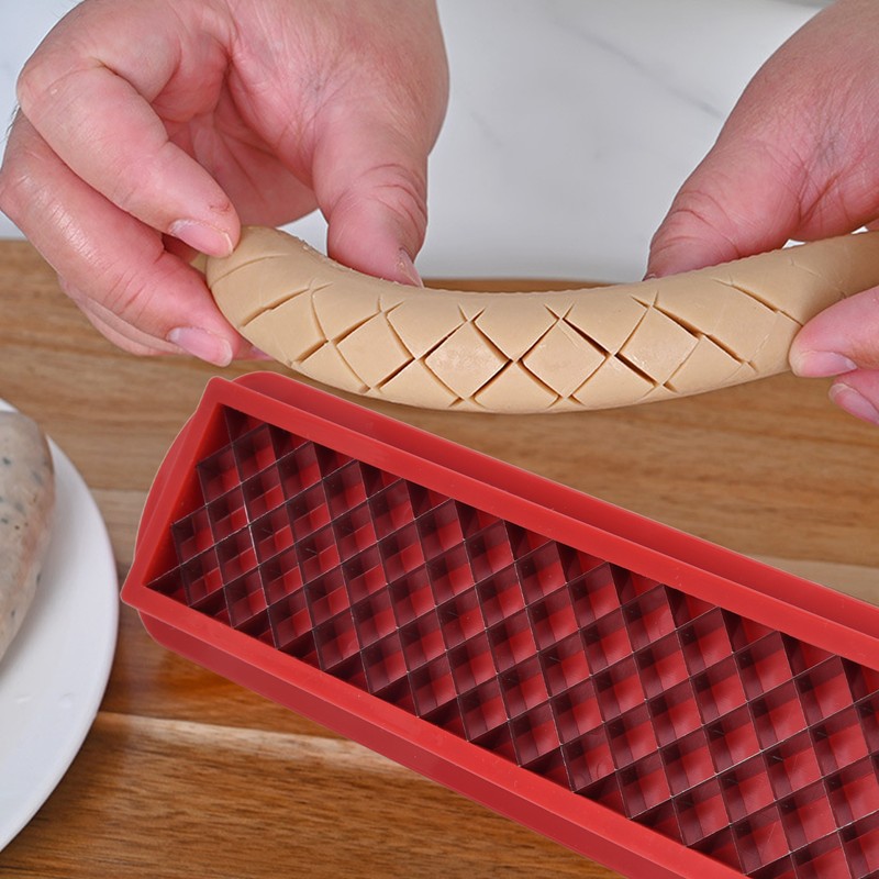 Hot Dog Cutter Ergonomic Efficient Hot Dog Slicing Tool with