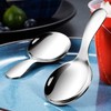 Stainless Steel Short Handle Spoons 3 PCS