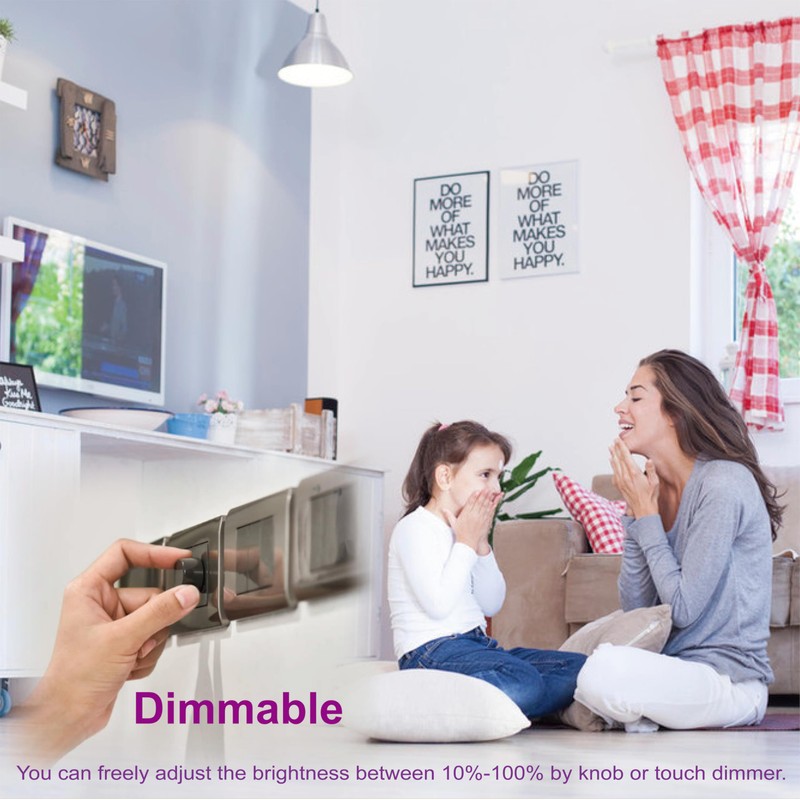NICEOO GU10 7W LED Dimmable Light Bulb,5000K Daylight White,Equivalent 75W