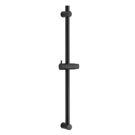 OFFO Shower Slide Bar 28 in Adjustable Installation Distance 19-27 in with 360° Adjustable Handheld Shower Head Holder for Bathroom, Screw Wall Mounted, Matte Black