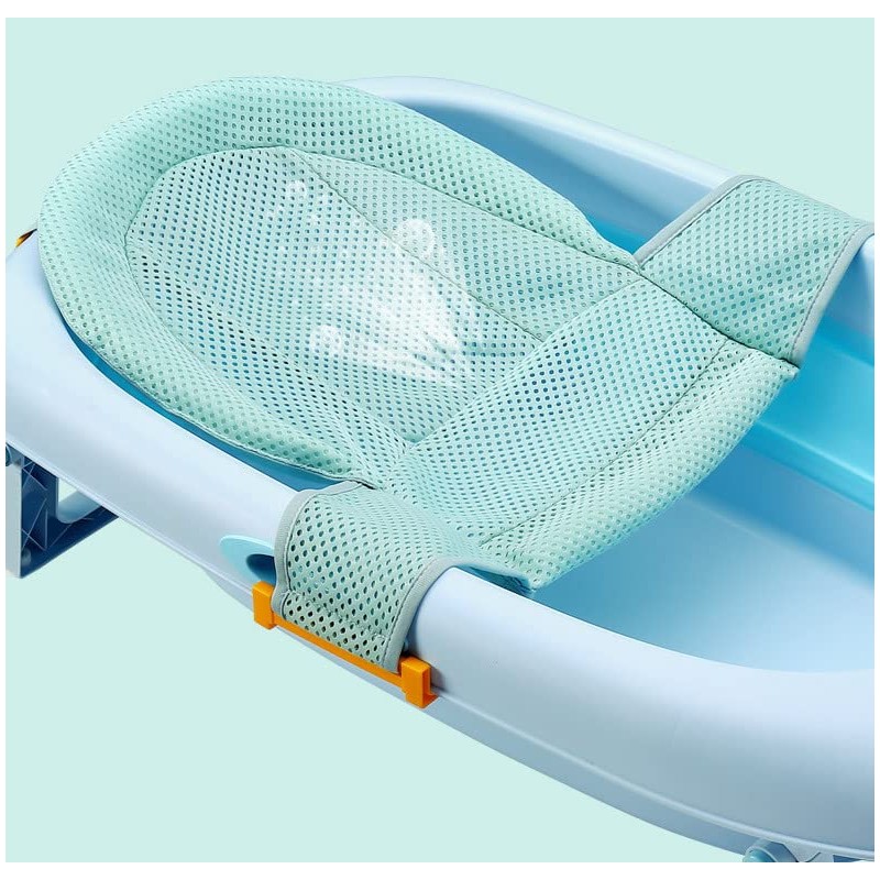Bathtub Support Seat Baby Bath Net Bath Cushion Pad for