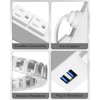 in Drawer Outlet Kit, 2 AC & 2 USB-A Ports,