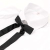 SYAYA Adjustable Long Silk Bow Tie, Pre Tied Necktie For