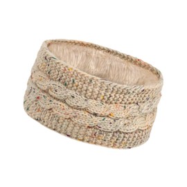 Dickly Knitted Headband Knit Headband Ear Warmer Head Wrap Hair Accessories for Winter Girls, Beige