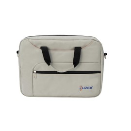 Lizer Laptop Bag, Laptop Sleeve Case 13 Inch, Messenger Shoulder Bag For Laptop or Tablet, Computer Bag, 11-13 Inch Laptop Tablet Compatible Case, Sleek, Durable & Water-Repellent Fabric (Beige)