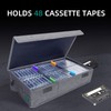 T WaveTree Cassette Tape Storage Box, Practical Cassette Tape Holder