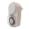 UNITEC Outdoor Mechanical Daily Timer IP44 Analogue White 30 Minute