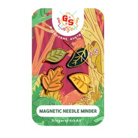 Fall Leaves Mini Magnetic Needle Minder Set