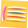 FOMIYES 5pcs Arch Shaped Frosted Nail Files Acrylic Nail Buffering