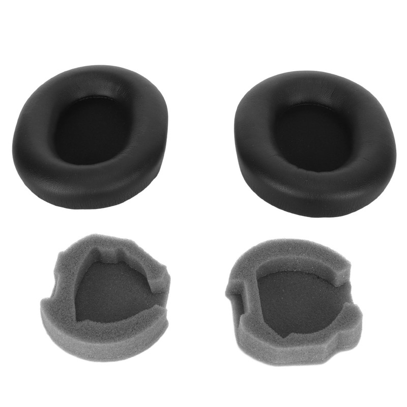 Headphone Ear Pads Protein Leather Noise Insulation Memory Foam Sponge