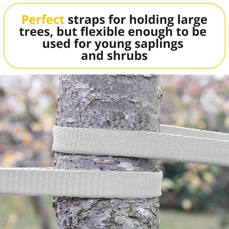 White Tree Tie Webbing Strap 3/4" x 250' - Heavy