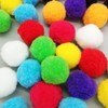 Rockreyoa 5 cm Large Pompoms Fluffy Plush Balls Fabric Balls