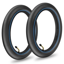 Amitor 12 x 2.125 Pushchair Inner Tube, 12 Inch Bicycle Inner Tube with Angle Valve 45° Incl. 12 x 2 1/8 Thickened Protective Replacement Tubes Compatible for Pushchairs Tricycle Balance Bike Bicycle