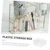 Operitacx Nail Accessories Organizer Transparente Aufbewahrungsbox Mit Fächern Und Griff