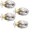 Probrico (4 Pack Keyed Alike Entry Door Knobs Combo Pack,