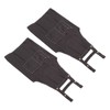 2 Pcs Black Cotton Apron Kitchen Breathable Oil Resistant Apron