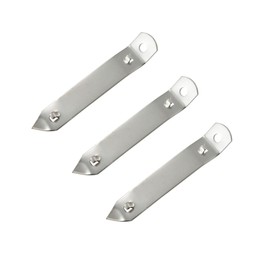 Soro Essentials- 4" Stainless Steel Can Tapper/Bottle Opener Nickel Plated Set of 3- Bottle Openers Can Opener Classic Beer Opener Bottle for Home Kitchen Restaurants Camping Traveling