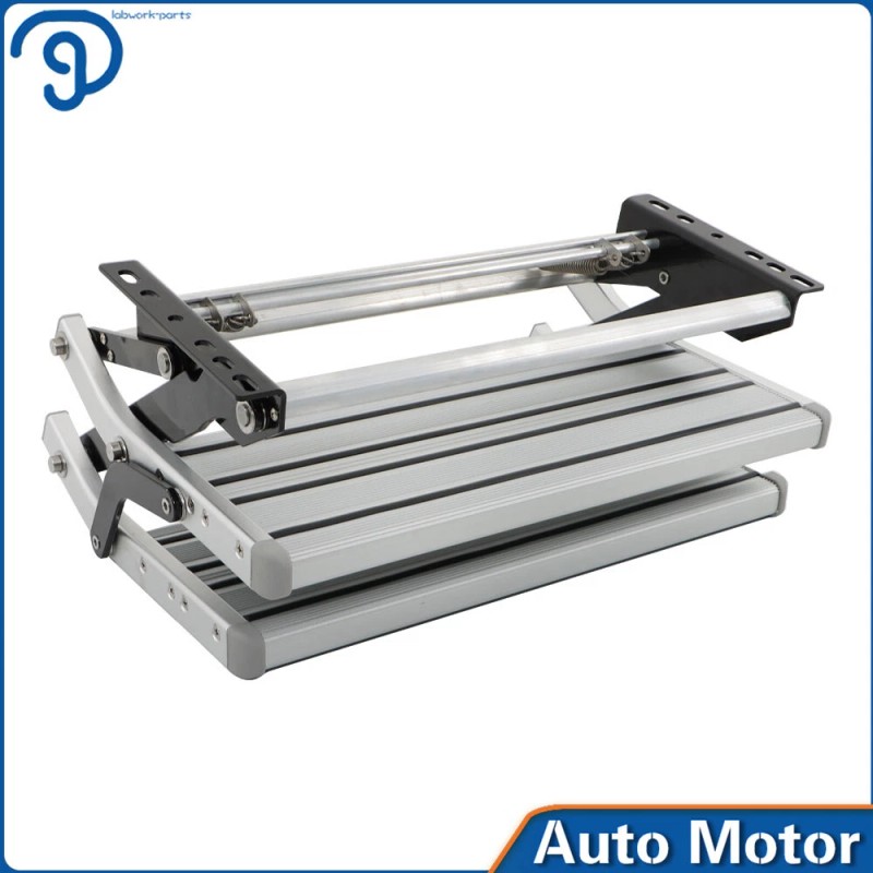 labwork RV Camper Steps Stair Anti-Slip Aluminum 2 Step Pull