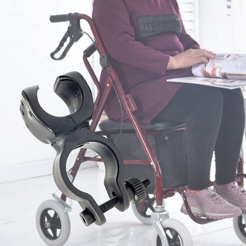 BAOZENP Universal Cane Holder for Drive Rollator, Wheelchair, Walker, Elderly
